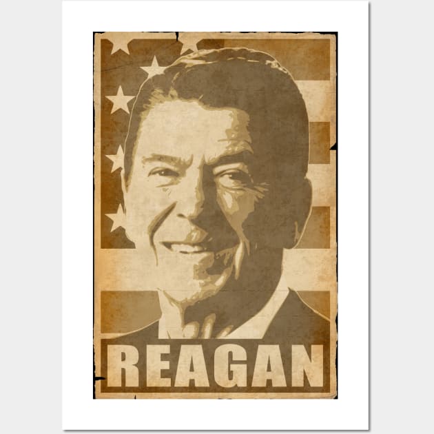 Ronald Reagan Propaganda Pop Art Wall Art by Nerd_art